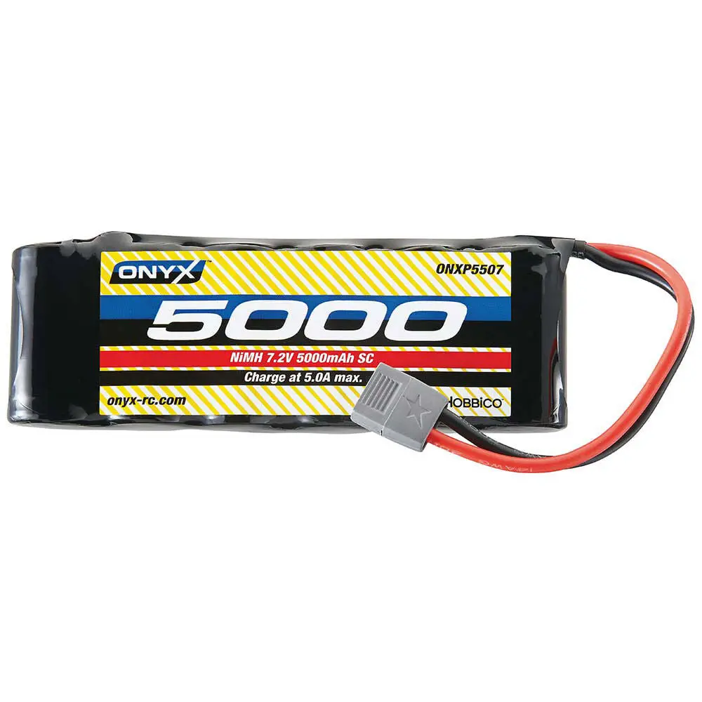Onyx 7.2V 5000Mah 6-Cell Nimh Sub-C Flat Battery: Star Plug 1