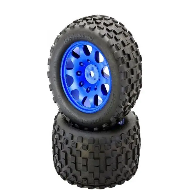 Power Hobby Scorpion Xl Belted Tires & Viper Wheels - Set Of 2 1