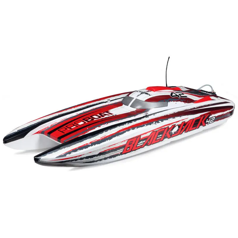 Pro Boat Blackjack 42" 8S Brushless Catamaran Rtr: Black/Orange 2