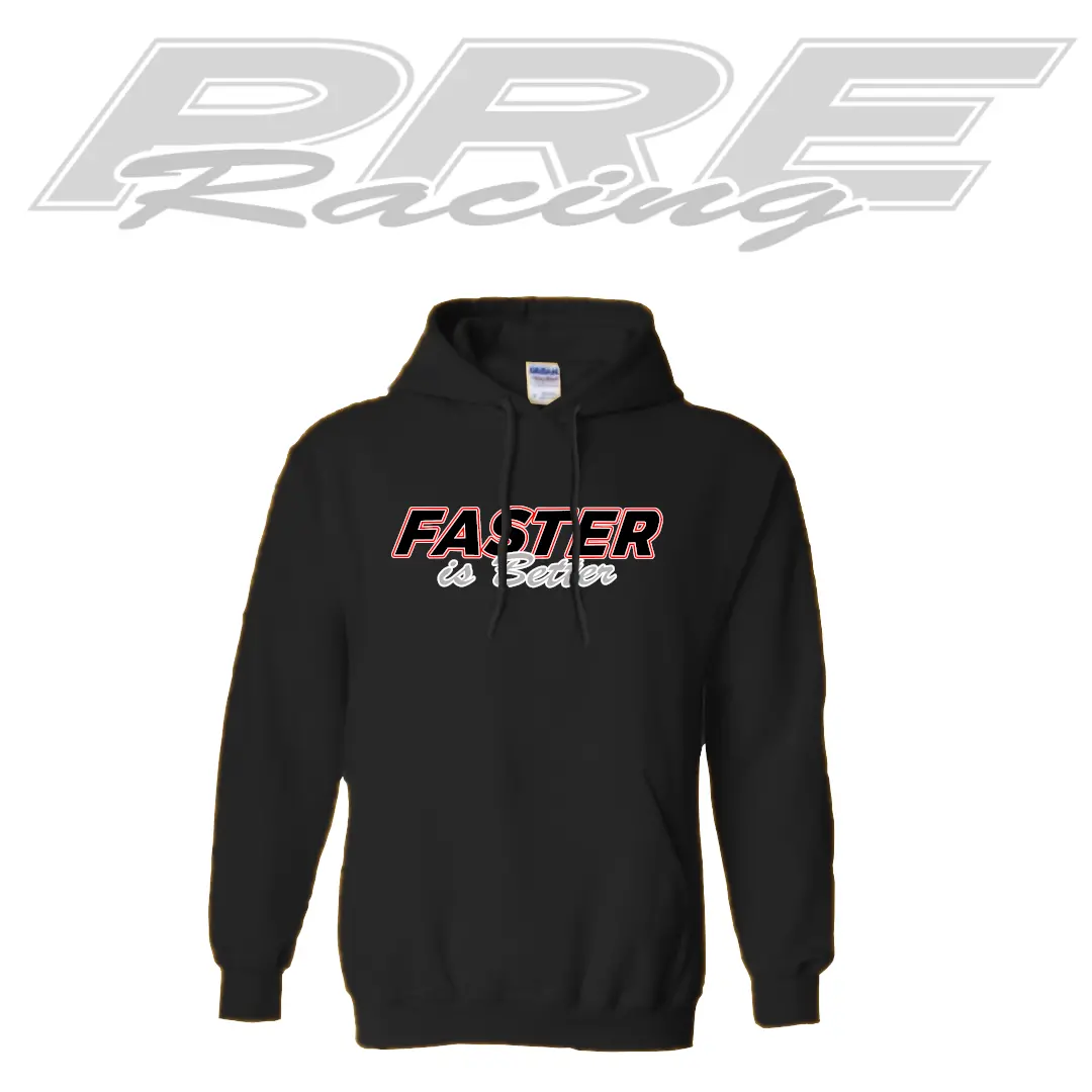 Preracing - Black Sweat-Shirt With Red Logo - (Sm - Xxl) 1