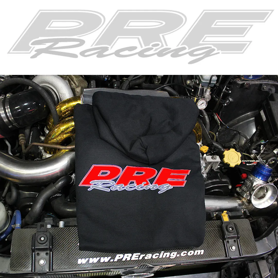 Preracing - Black Sweat-Shirt With Red Logo - (Sm - Xxl) 5