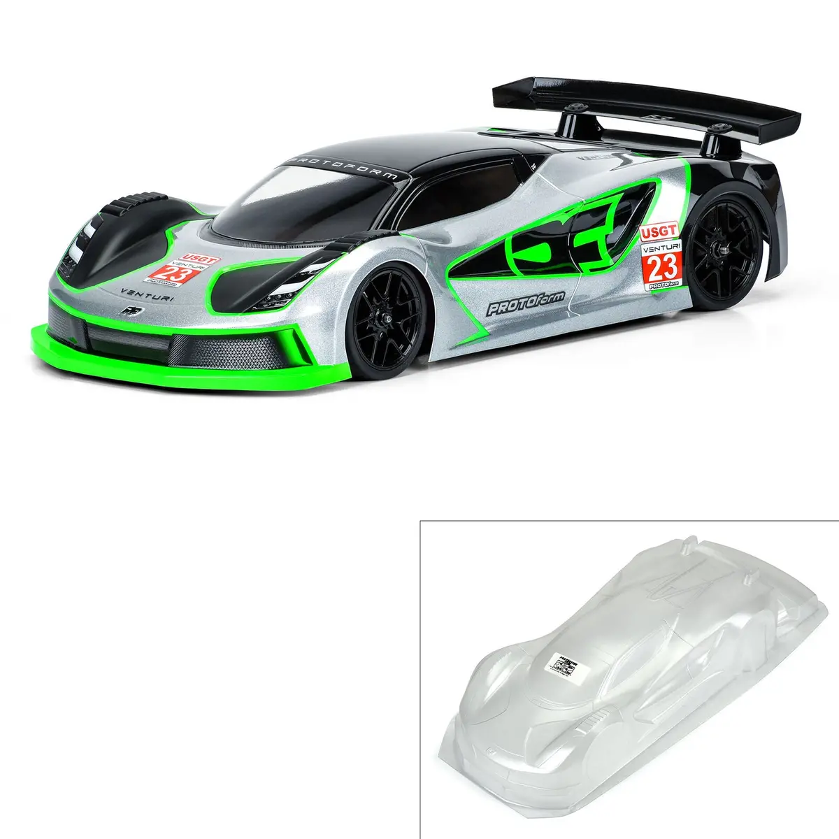Protoform 1/10 Venturi Gt Clear Body: 190Mm Touring Car 1