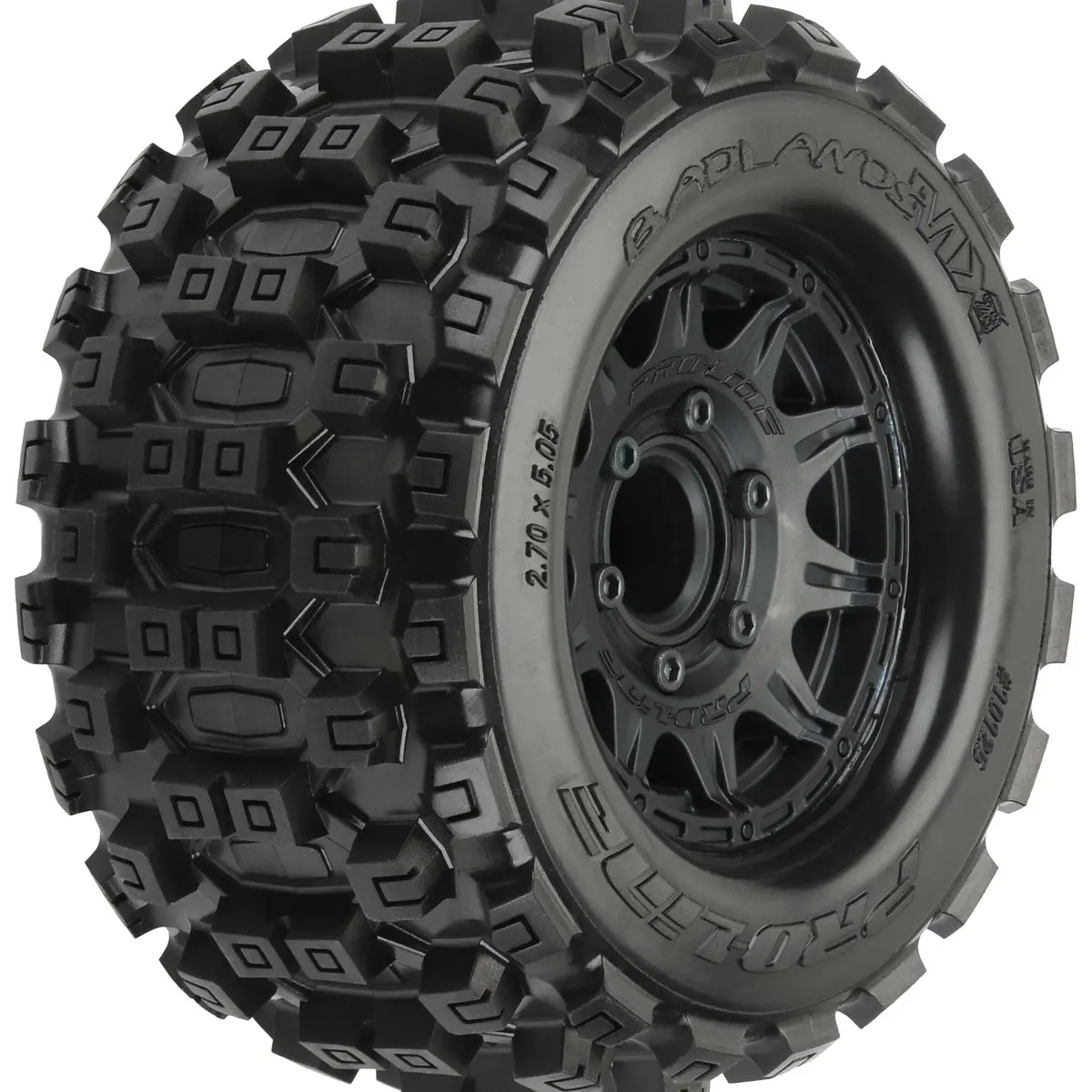 Pro-Line Badlands Mx28 2.8" Mtd Raid Black 6X30 F/R 1