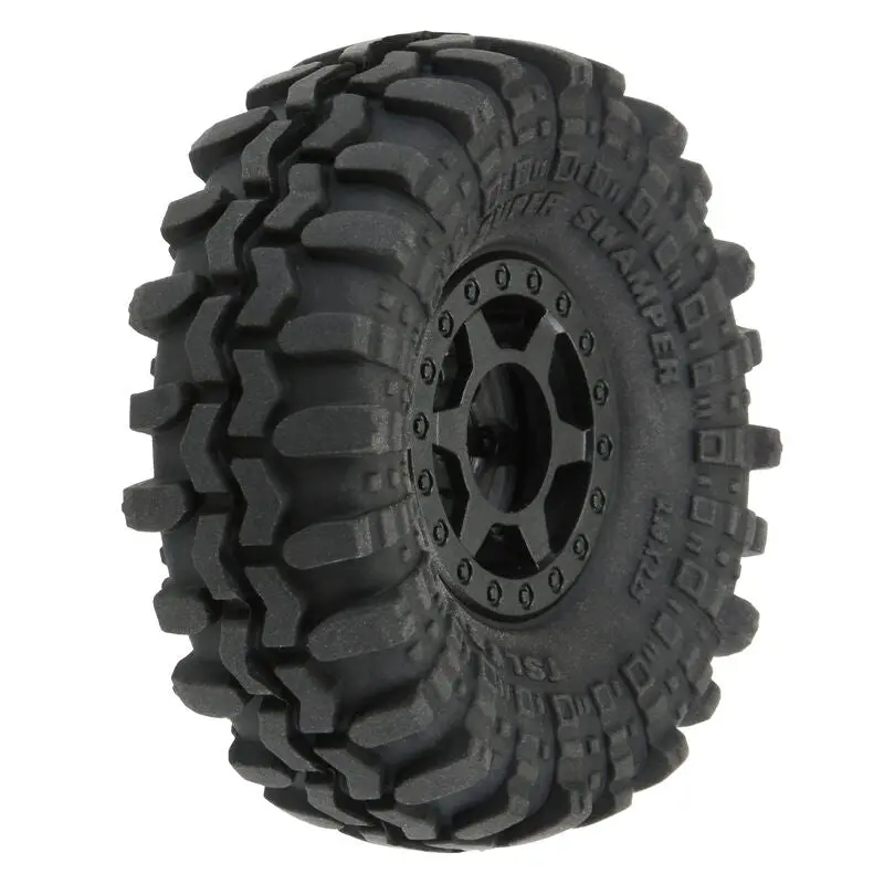 Pro-Line 1/24 Interco Super Swamper F/R 1.0" Tires Mtd 7Mm Black Holcomb (4) 1
