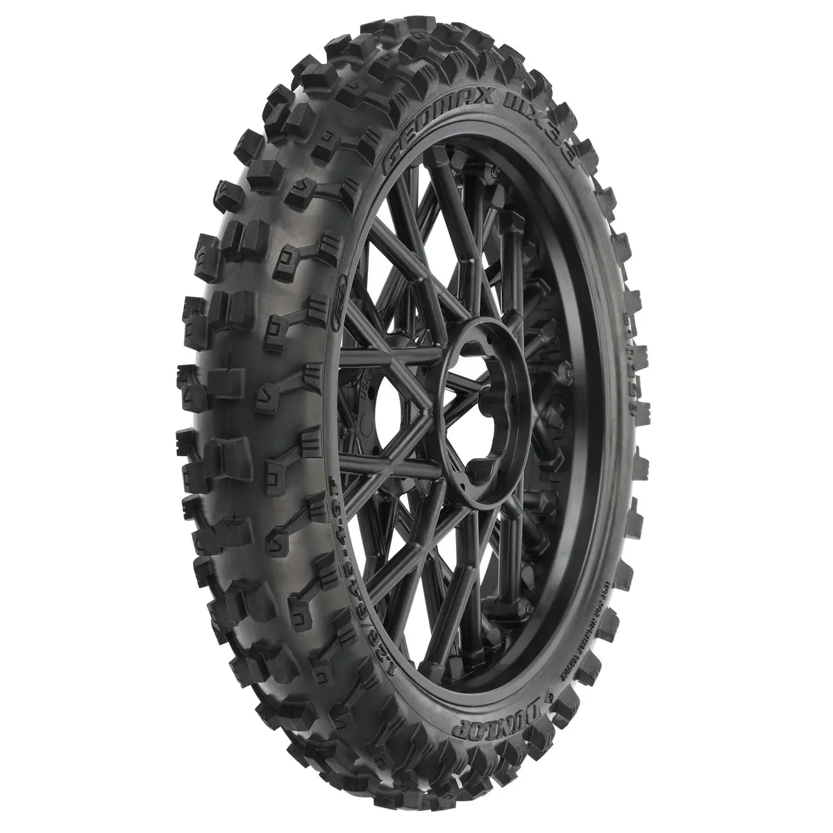 Pro-Line 1/4 Dunlop Geomax Mx33 Cr4 Front Tire Mtd Black: Promoto-Mx 1