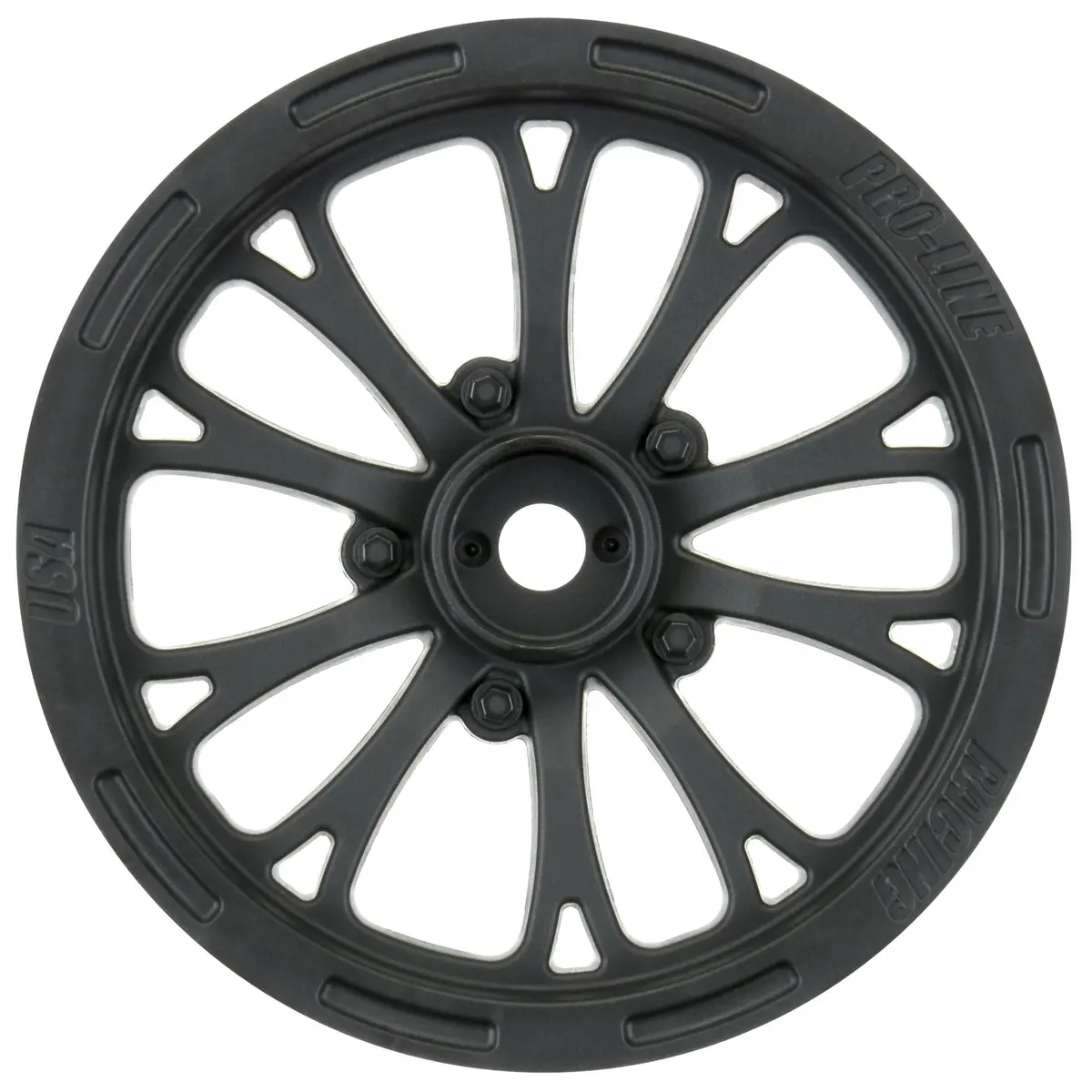 Pro-Line Pomona Drag Spec 2.2", Black: Slash Front 1