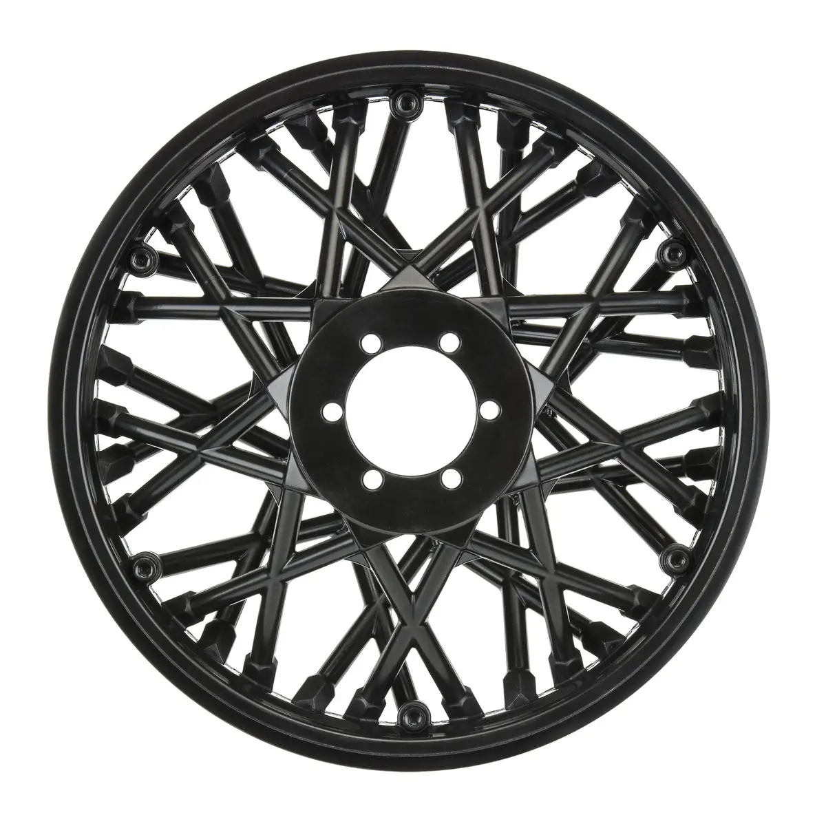 Pro-Line 1/4 Bullyspoke V2 Bead Rear Wheel Black: Promoto-Mx 1