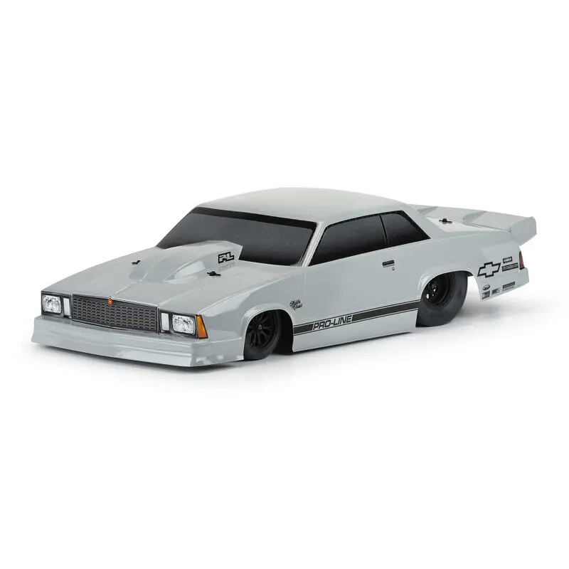 Pro-Line 1/10 1978 Chevrolet Malibu Tough-Color Gray Body: Drag Car Item No. Pro354914 1