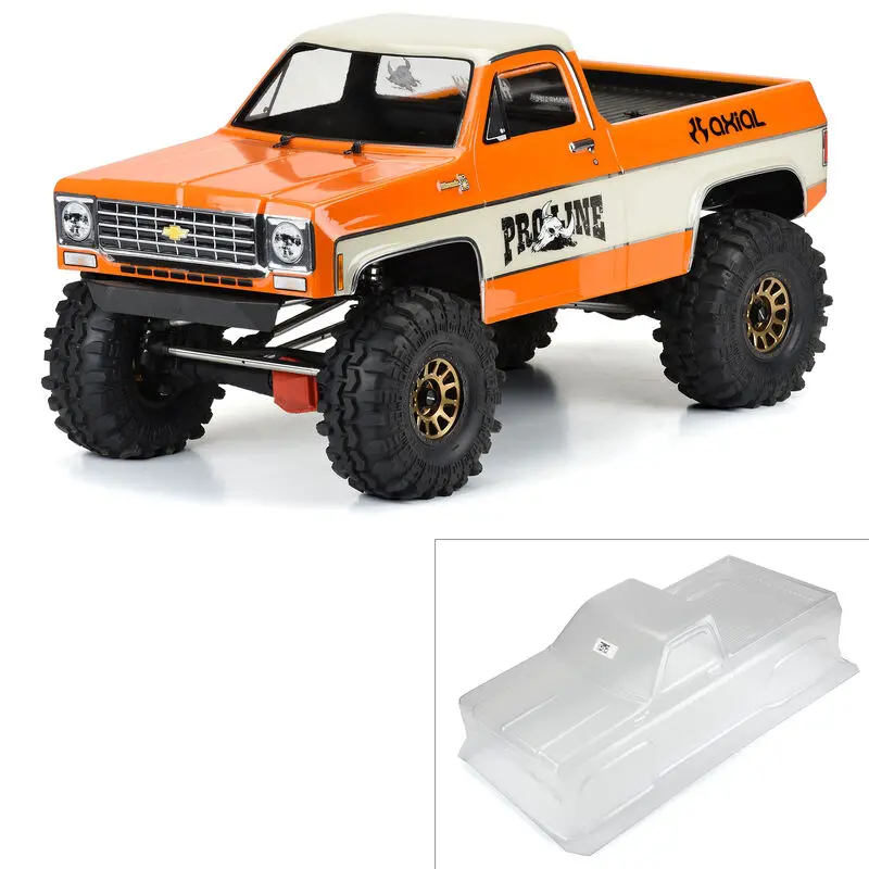 Pro-Line 1/6 1978 Chevy K-10 Clear Body: Scx6 1