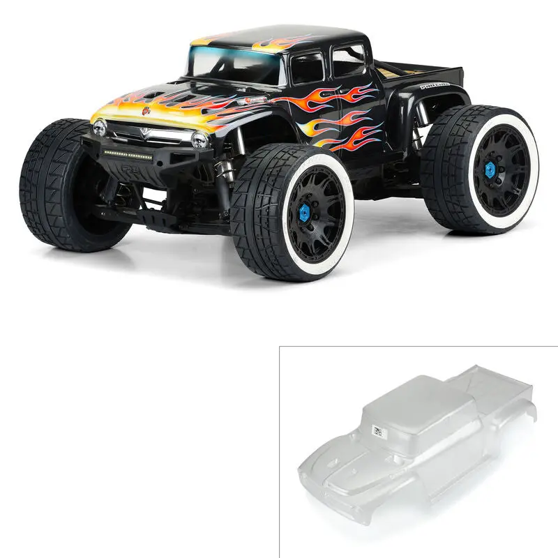 Pro-Line 1/6 Pre-Cut 1956 Ford F-100 Clear Body: X-Maxx 1