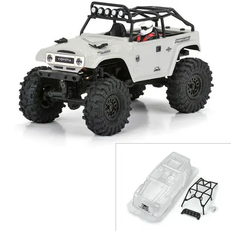 Pro-Line 1/24 1979 Toyota Land Cruiser Fj40 Clear Body With Trail Cage: Scx24 1