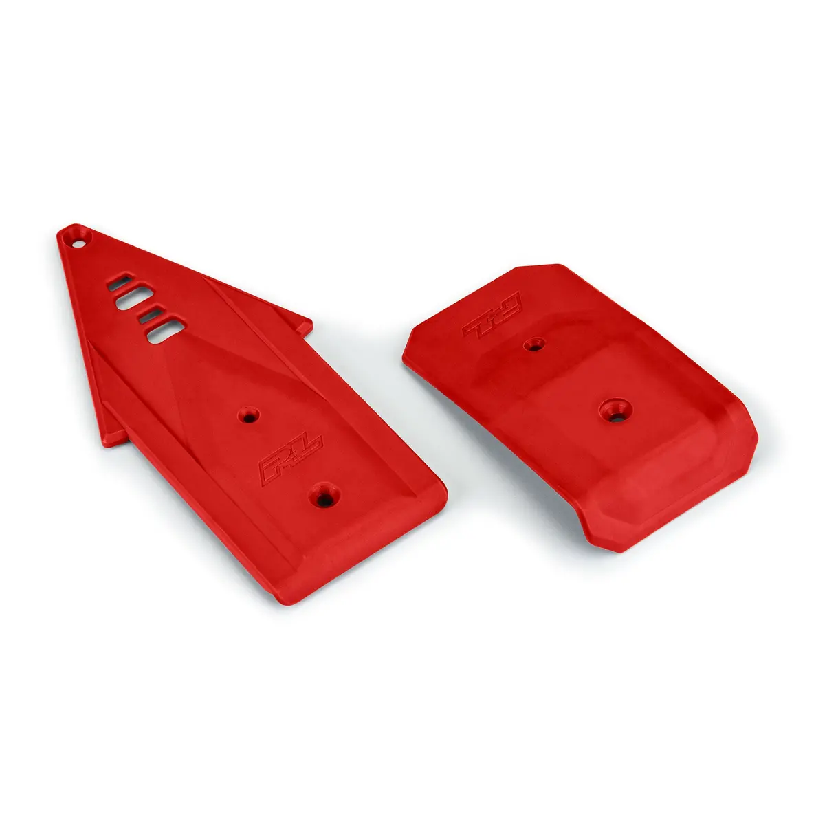Pro-Line Bash Armor Front/Rear Skid Plates (Red) For Arrma 3S Vehicles 1
