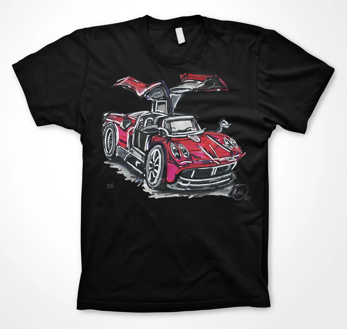 Pagani Huayra #Continuouscar Unisex T-Shirt 2