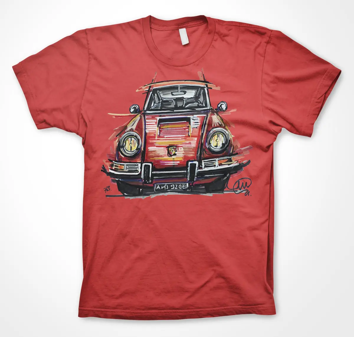 Porsche 912 #Continuouscar Unisex T-Shirt 1