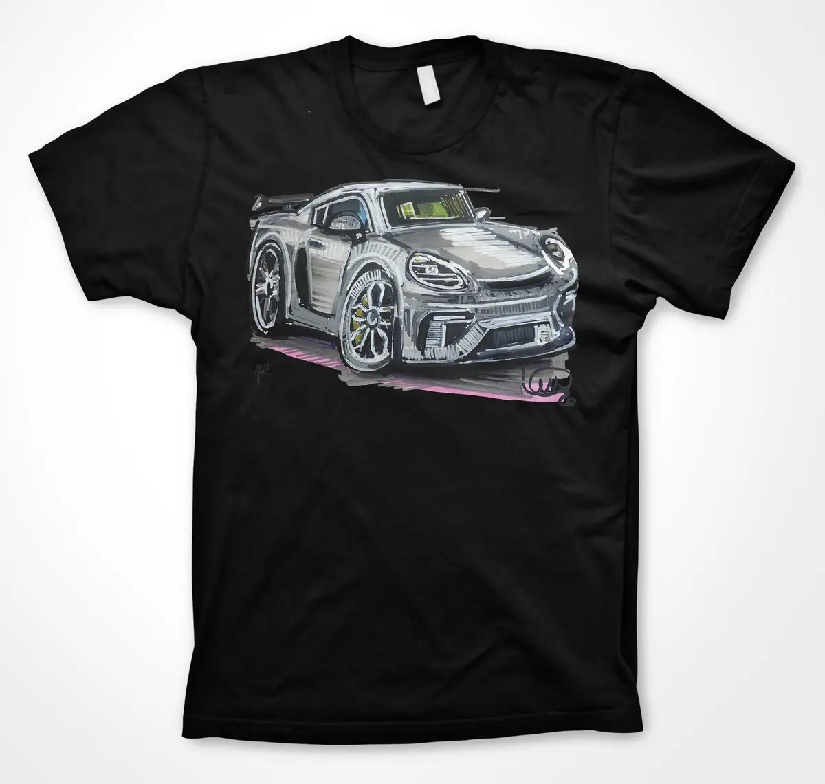 Porsche 718 Gt4 - Jcr Developments #Continuouscar Unisex T-Shirt 3