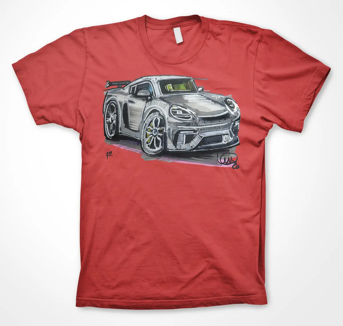 Porsche 718 Gt4 - Jcr Developments #Continuouscar Unisex T-Shirt 8