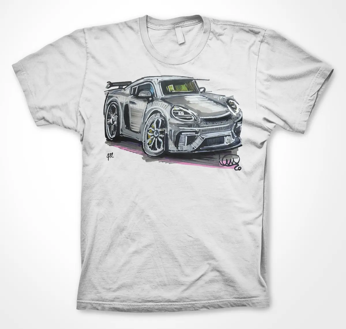 Porsche 718 Gt4 - Jcr Developments #Continuouscar Unisex T-Shirt 4