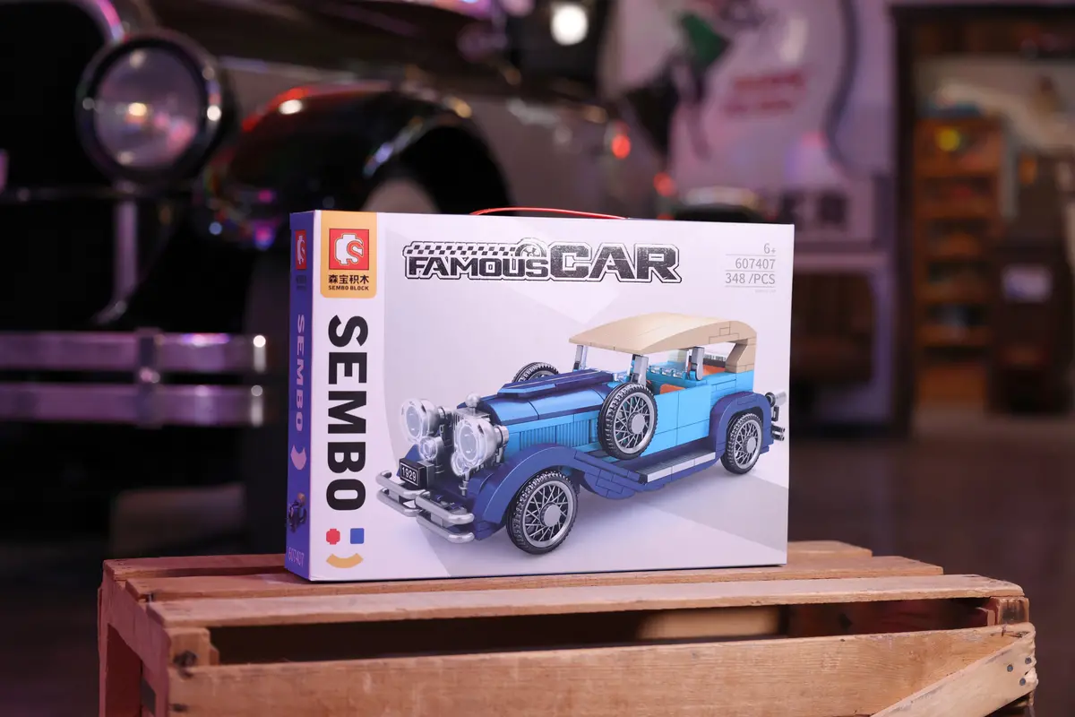 1929 Vintage Car Building Blocks 1