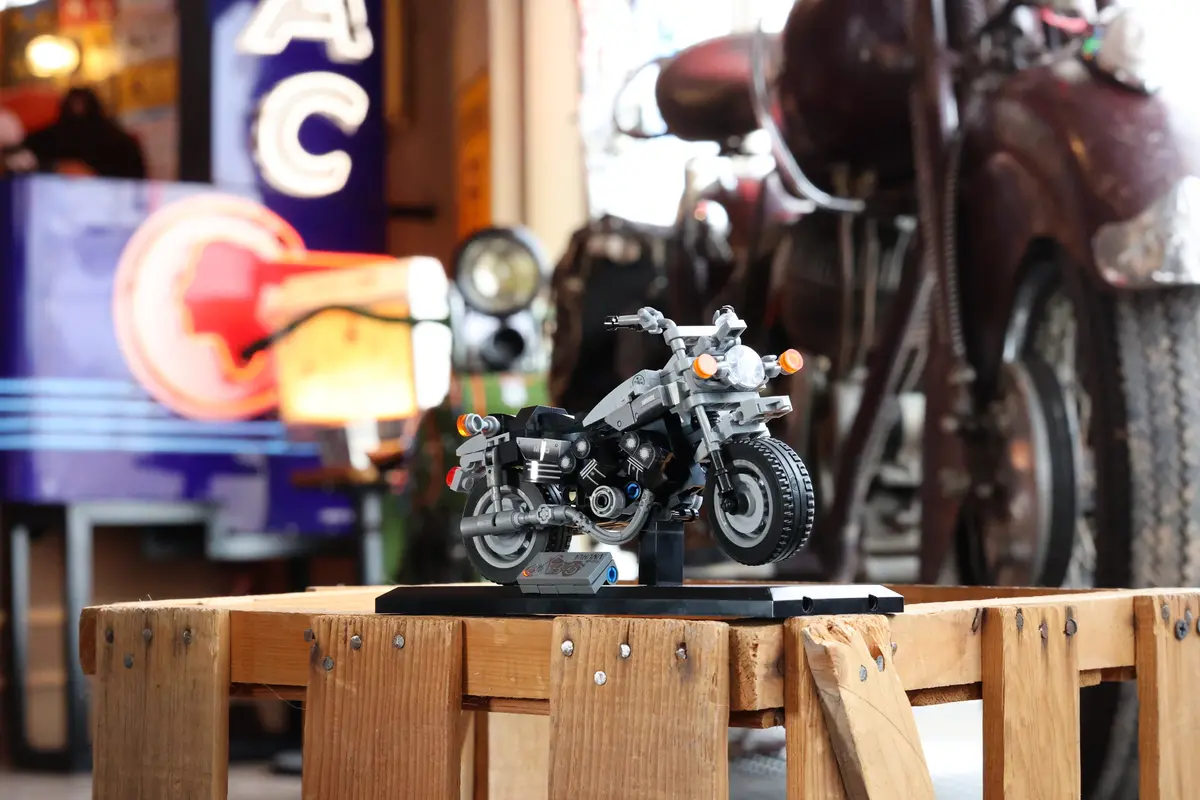 Vintage Motorcycle Building Blocks 2