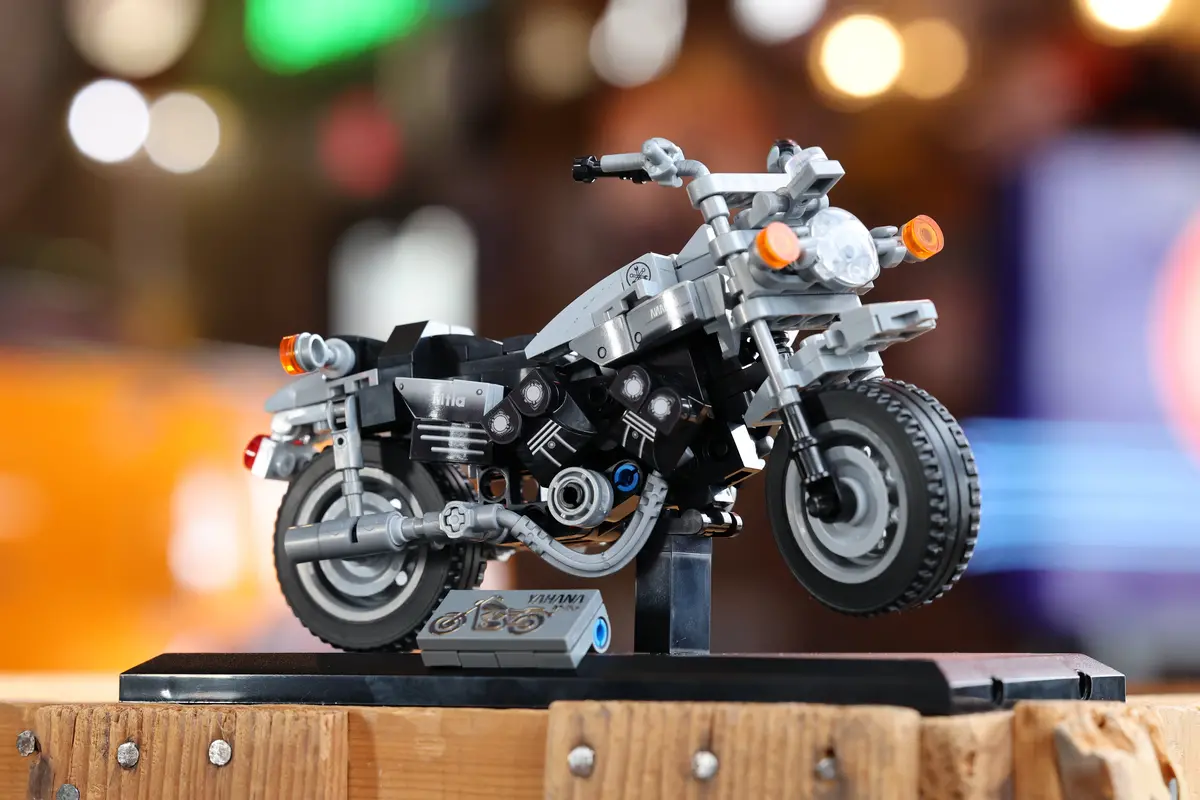 Vintage Motorcycle Building Blocks 1