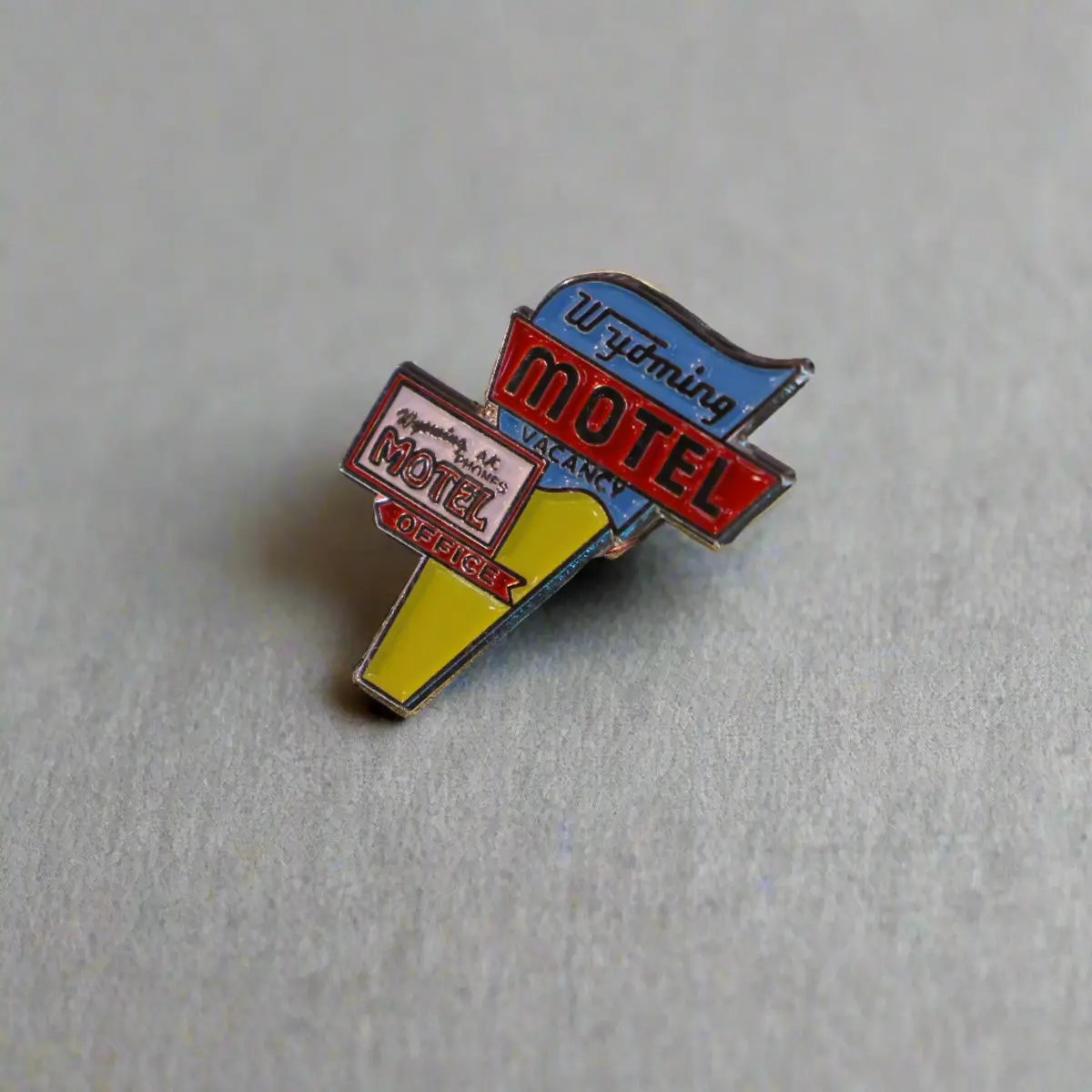 Wyoming Motel Lapel Pin 1