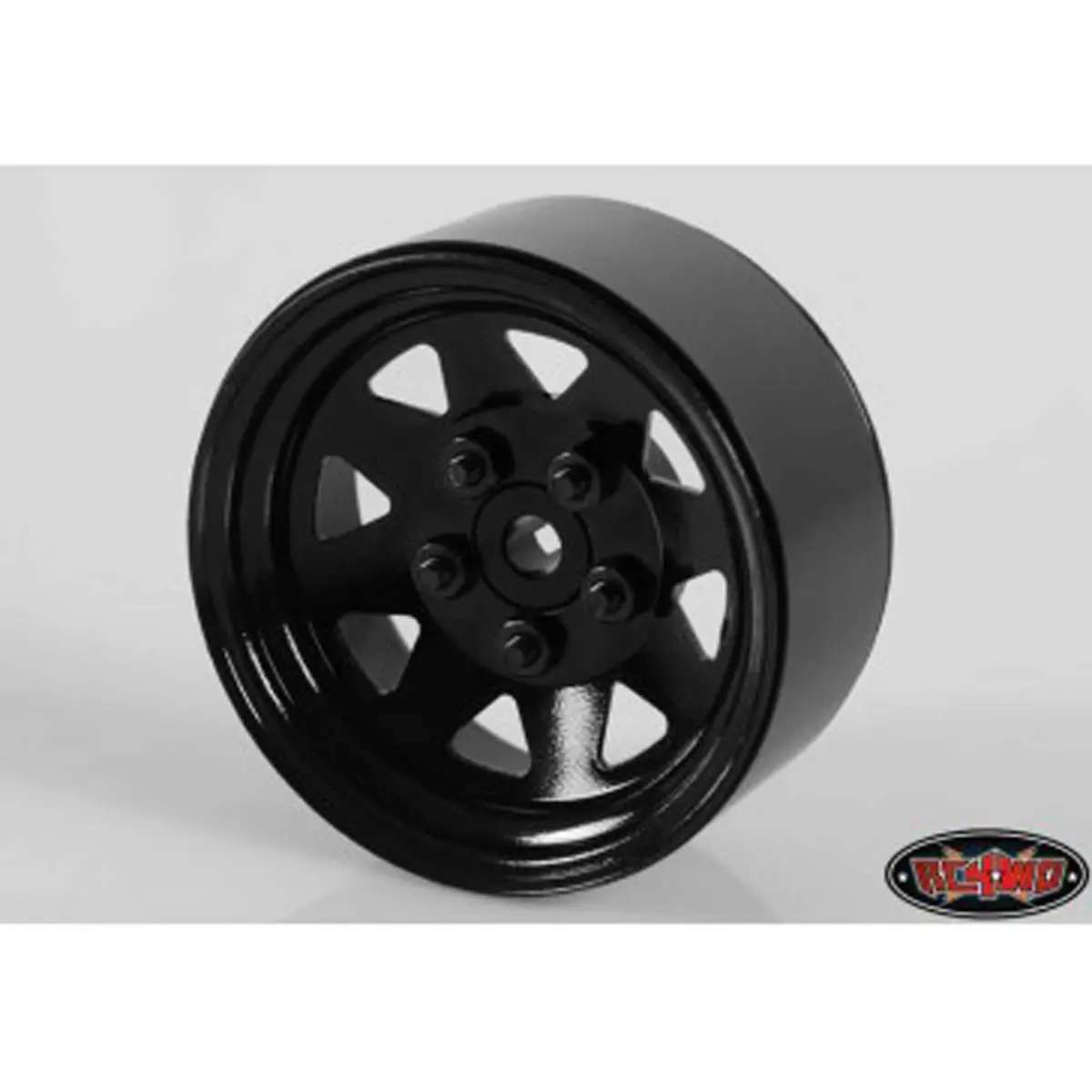 Rc4wd 5 Lug Wagon 1.9" Single Steel Beadlock Wheel Black 1