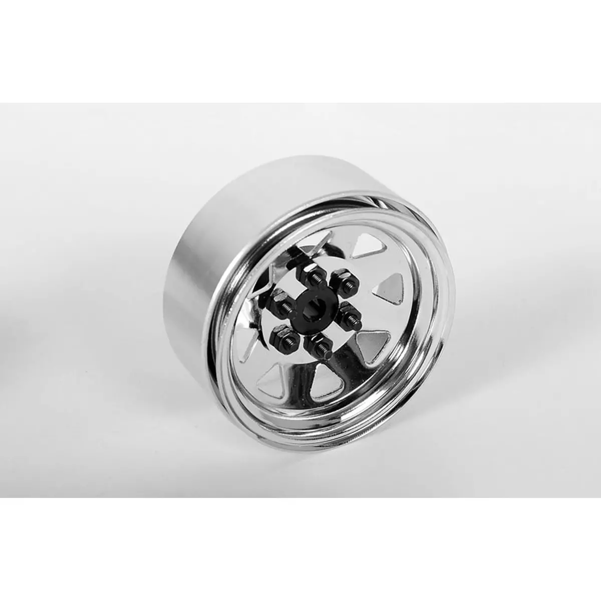 Rc4wd 6 Lug Wagon 1.9 Steel Stamped Beadlock Wheel, Chrome (4) 1