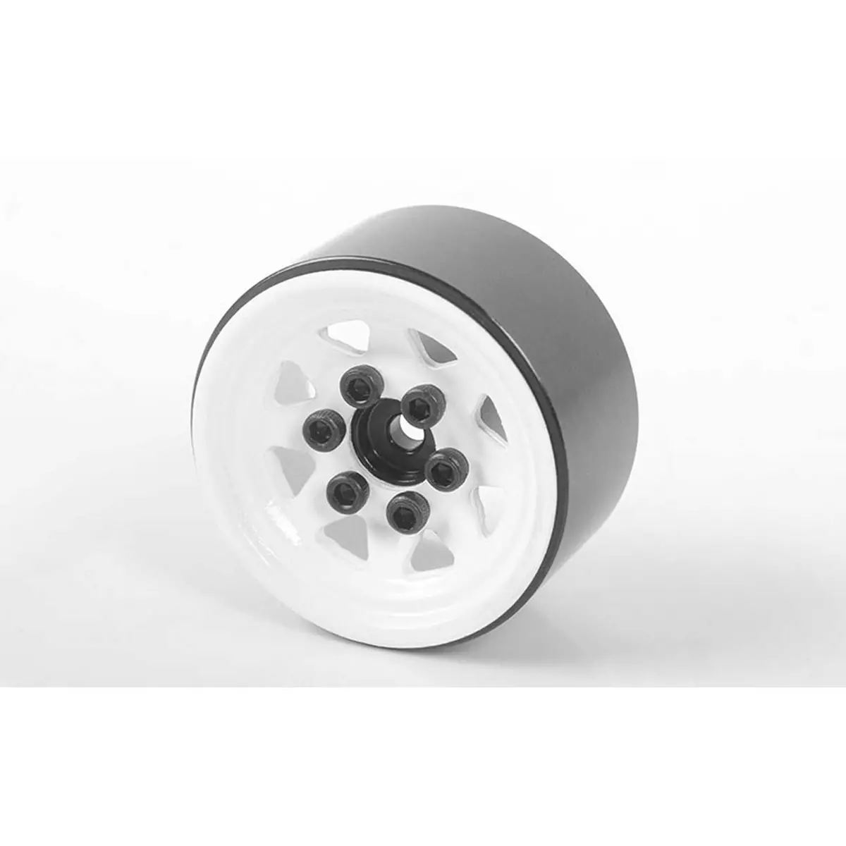 Rc4wd Stamped Steel 1.0'' Stock Beadlock Wheels (White) 1