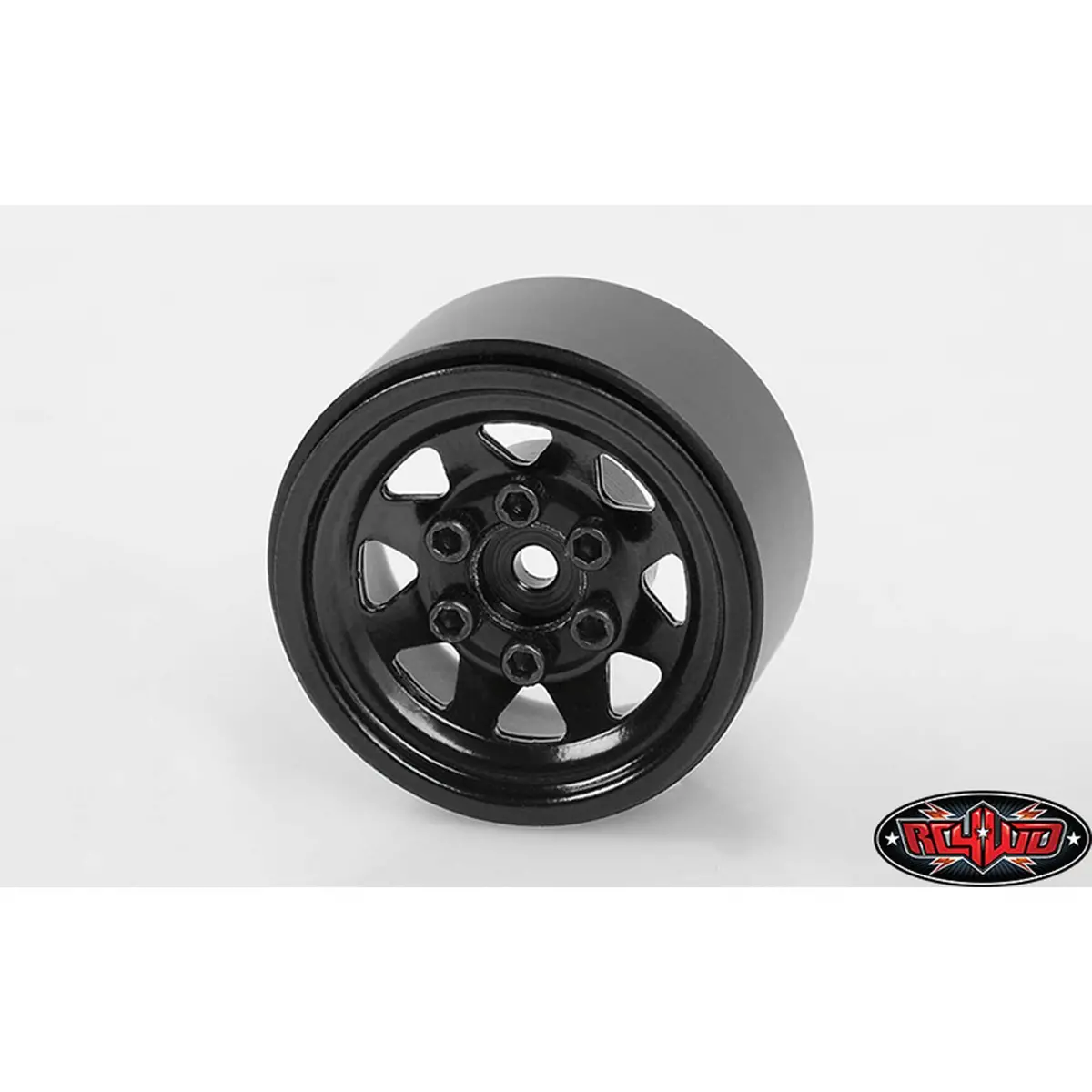 Rcwd Stamped Steel 1.0 Stock Beadlock Wheel Black (4) 1