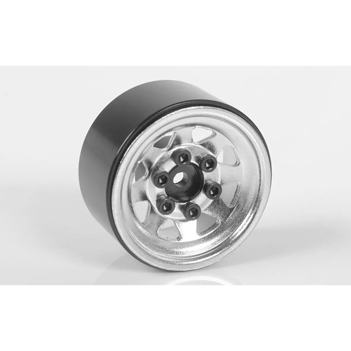 Rc4wd Stamped Steel 1.0" Stock Beadlock Wheels (Chrome) 1
