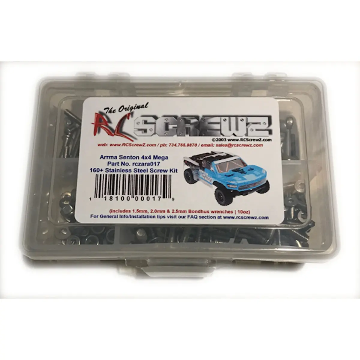 Rc Screwz Stainless Steel Screw Set: Arrma Senton 4X4 Mega 1