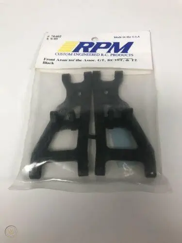 Rpm Front Arms Associated Gt, Rc10t, T2 Black 1