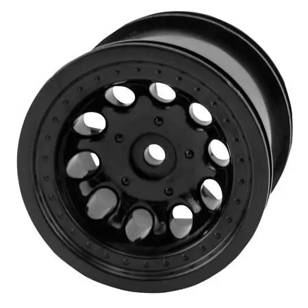 Rpm 1/10 Revolver Rear 2.2 Wheels, 12Mm Hex, Black (2): Bandit, Rustler, Stampede, Slash 1
