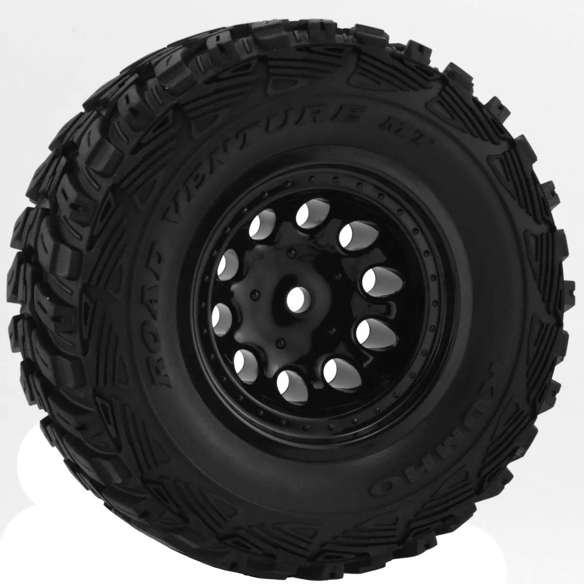 Rpm 1/10 Revolver Front 2.2/3.0 Wheels, 12Mm Hex, Black (2): Slash 2Wd 1