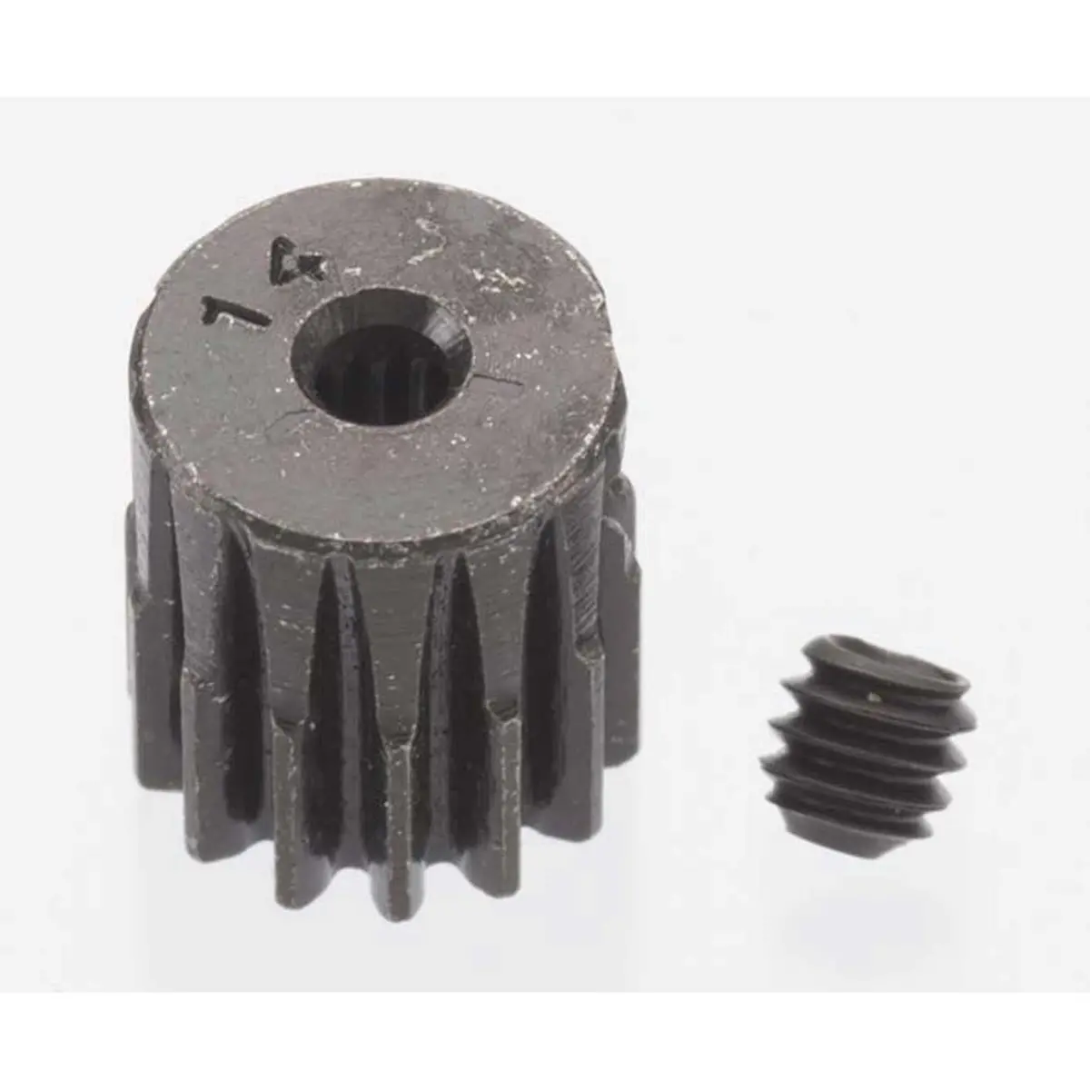 Robinson Racing 0.5 Module Hard Blackened Steel Mini Pinion 2Mm, 14T 1