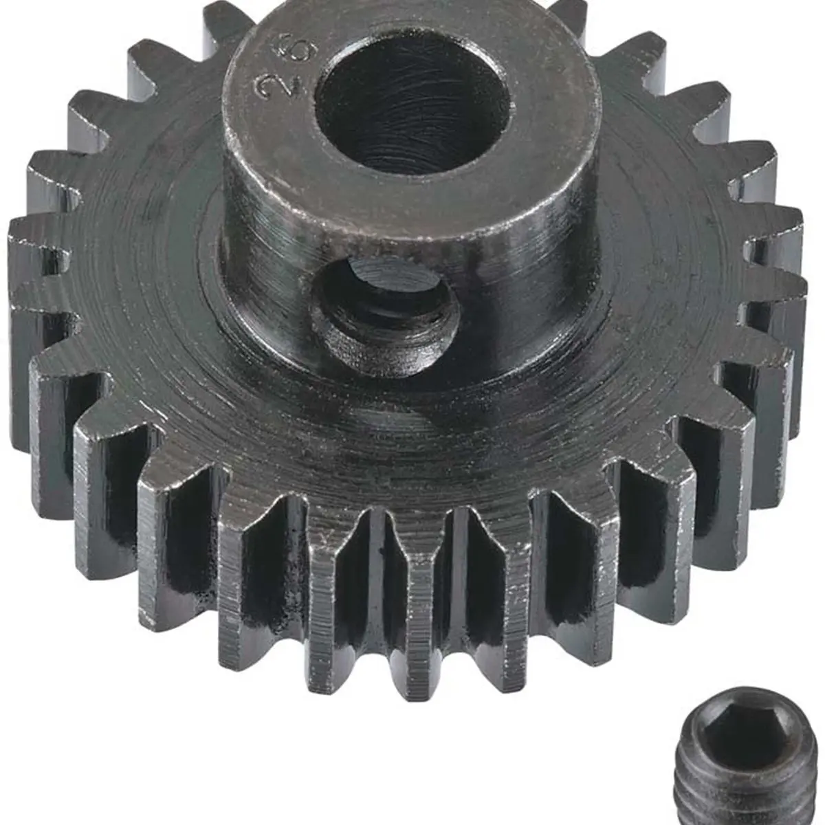 Robinson Racing Extra Hard 26 Tooth Blackened Steel 32P Pinion, 5Mm 1