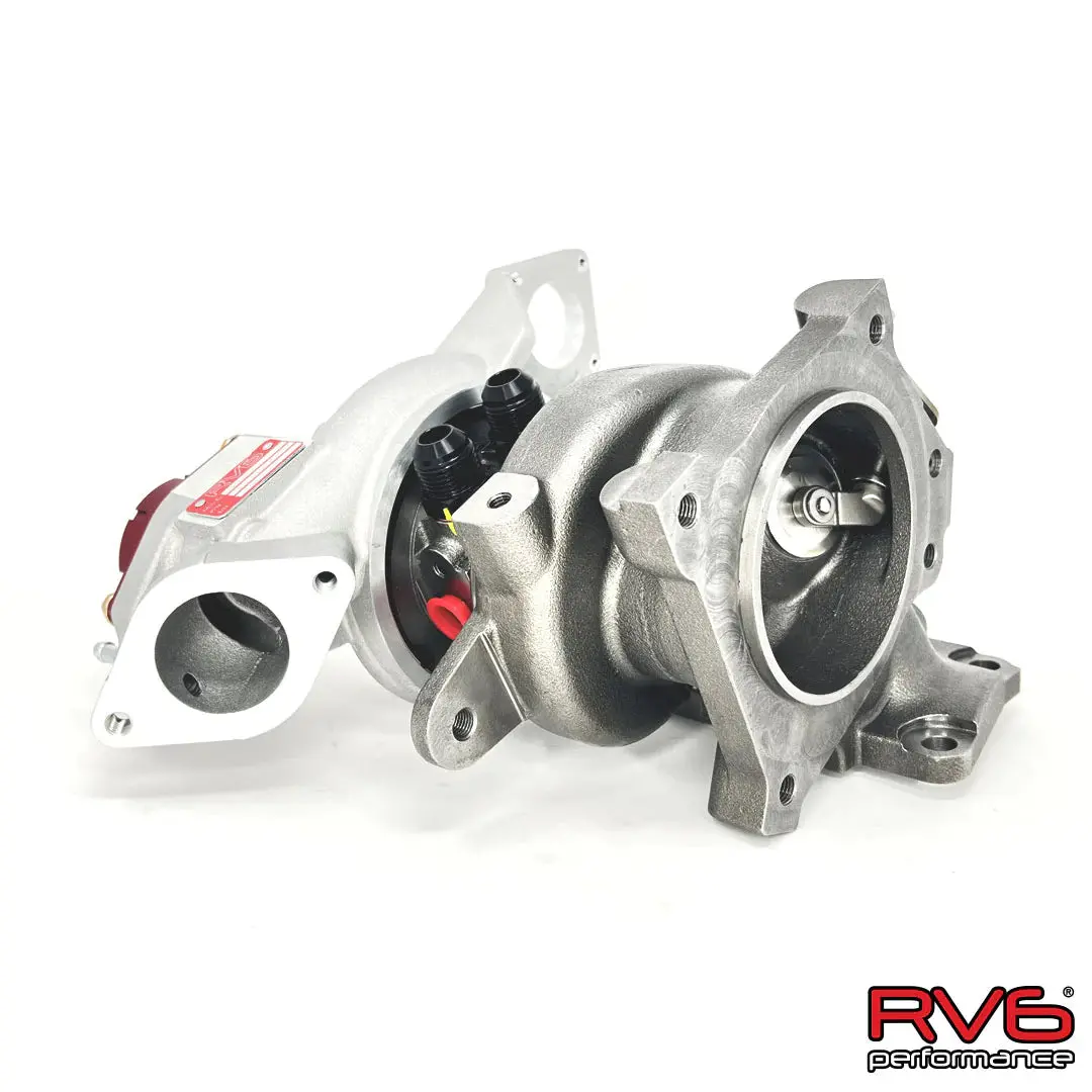 Rv6 R660 Red Ball Bearing Turbo For 2.0T With Bypass Valve 1