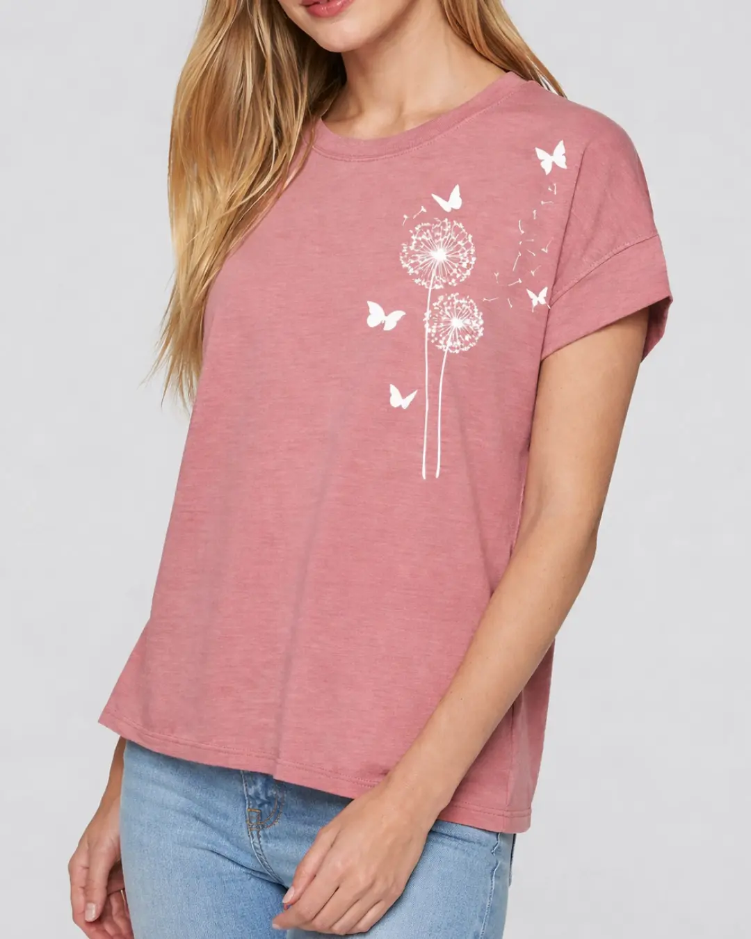 Ladies Relaxed Vintage Tee 1