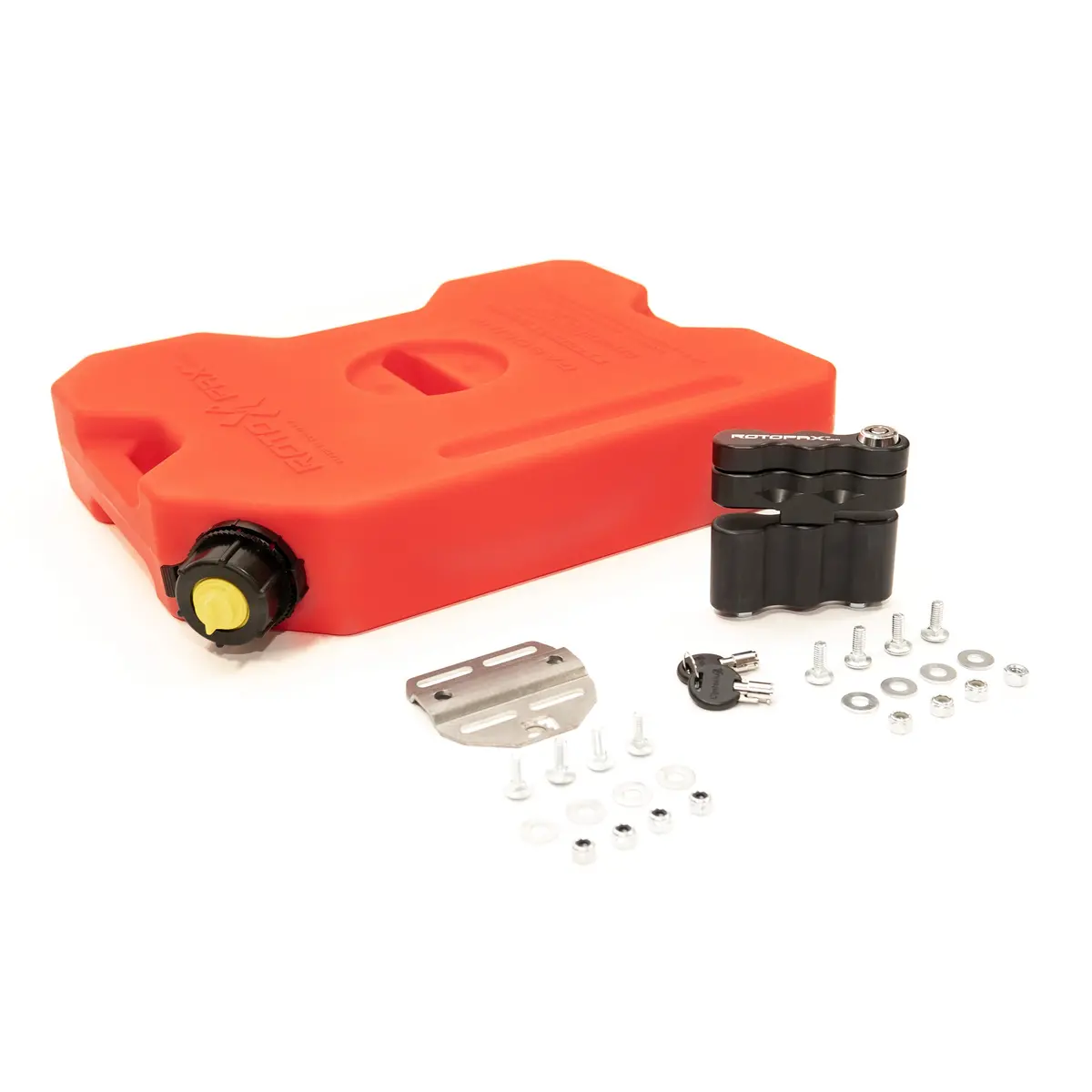 Rotopax - 2Gal Can + Locking Mount + Adapter Bracket Bundle 1
