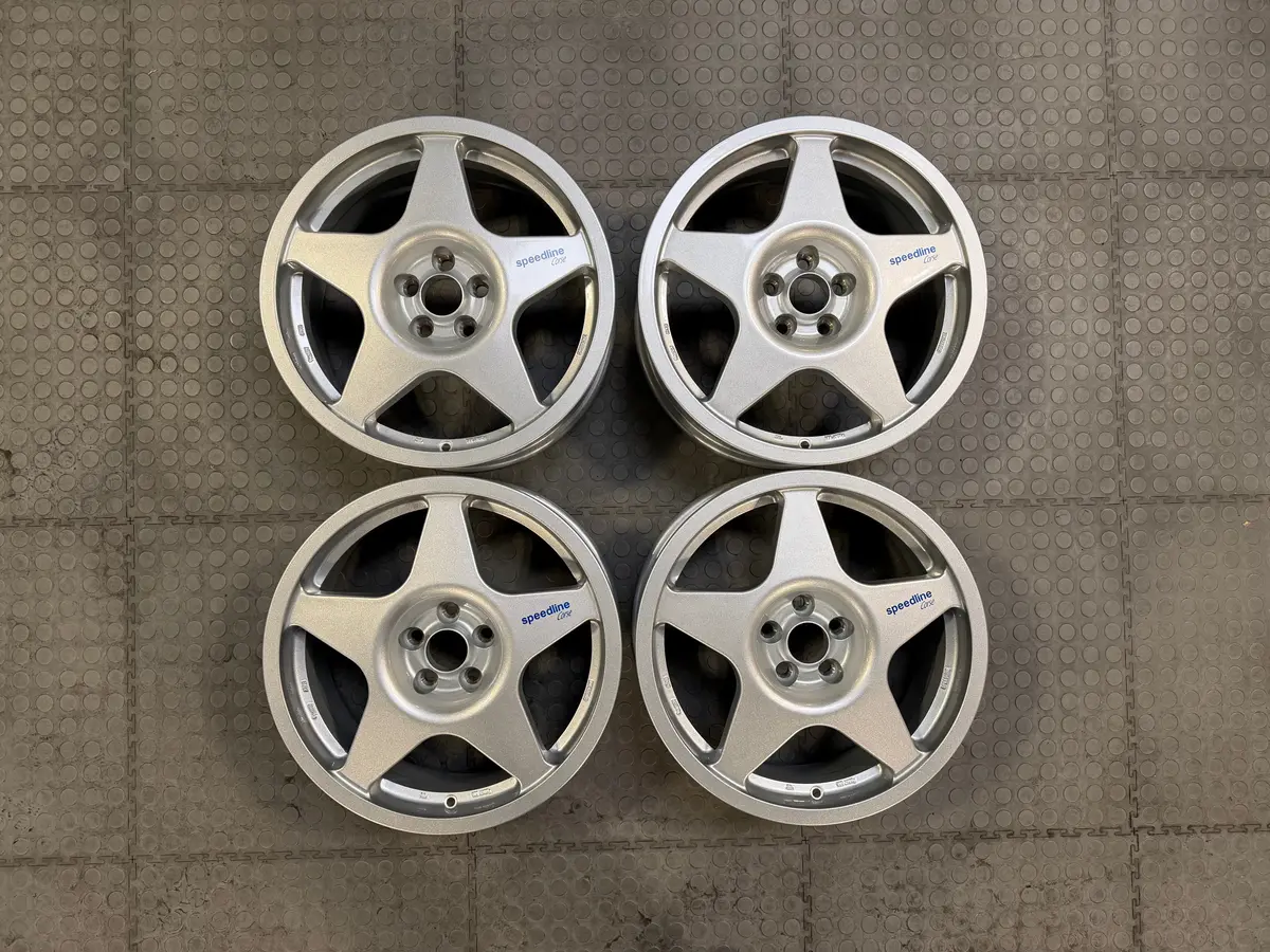 Blemished - Speedline Type 2110, 17X7, 5X100, Et35, Silver, Vw Corrado (Set Of 4) 1