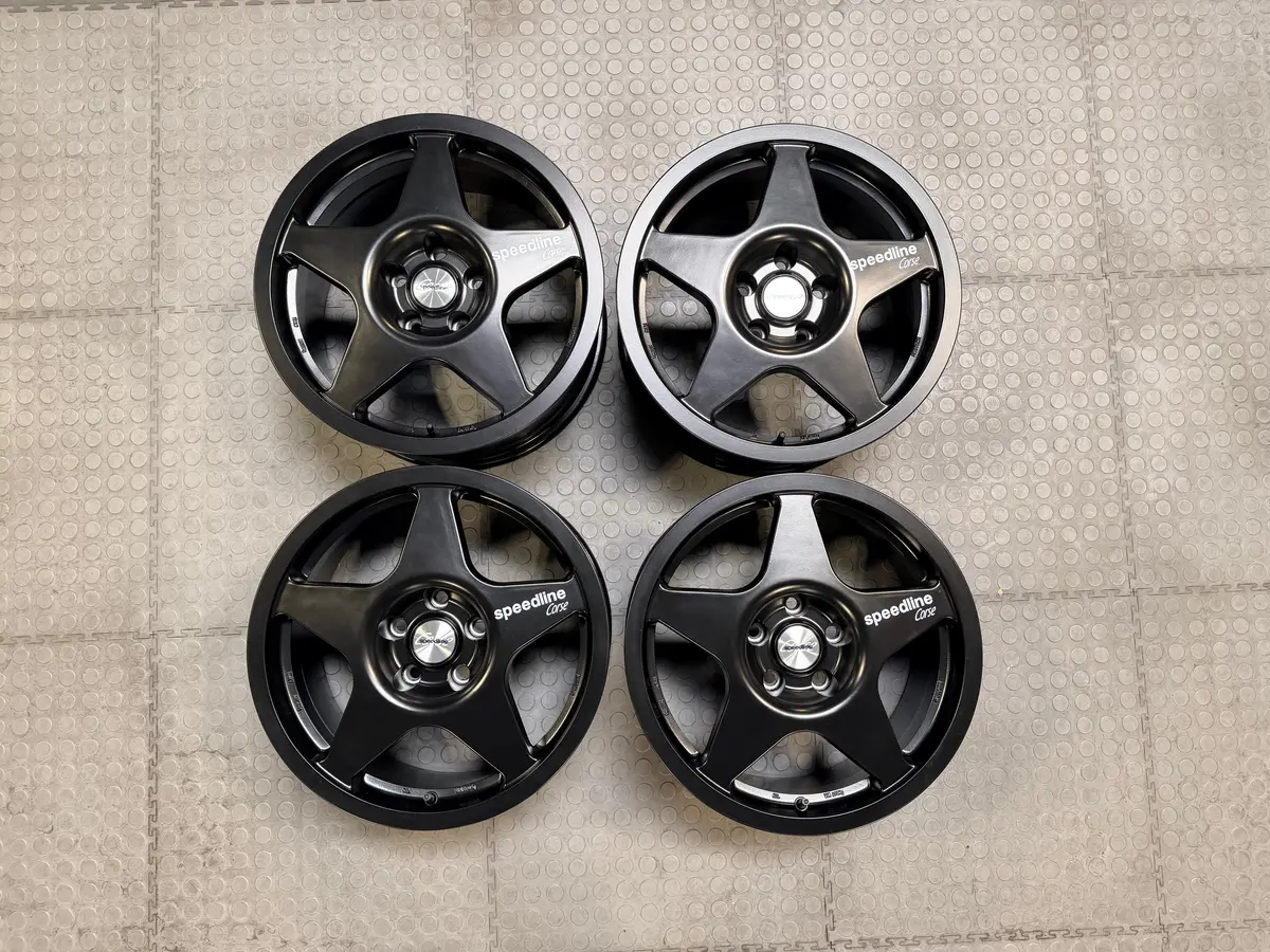 Demo Set -  Speedline Type 2110, 17X8, 5X114.3, Et35, Exclusive Mann Engineering Spec, Gr Corolla (Set Of 4) 1