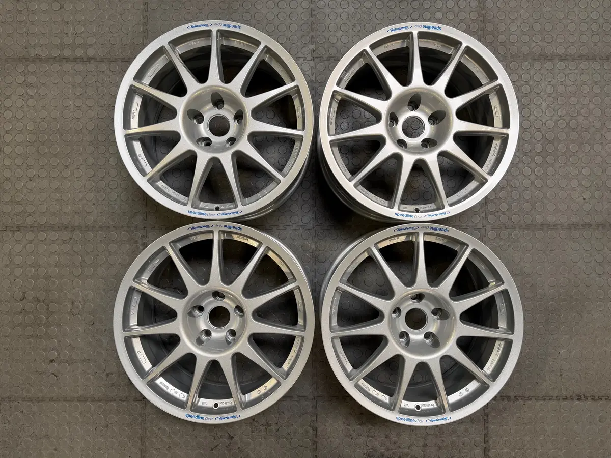 Blemished Set -  Speedline Type 2120 Turini, 18X8.5, 5X114.3, Et25, Exclusive Mann Engineering Spec - Gr Corolla 1