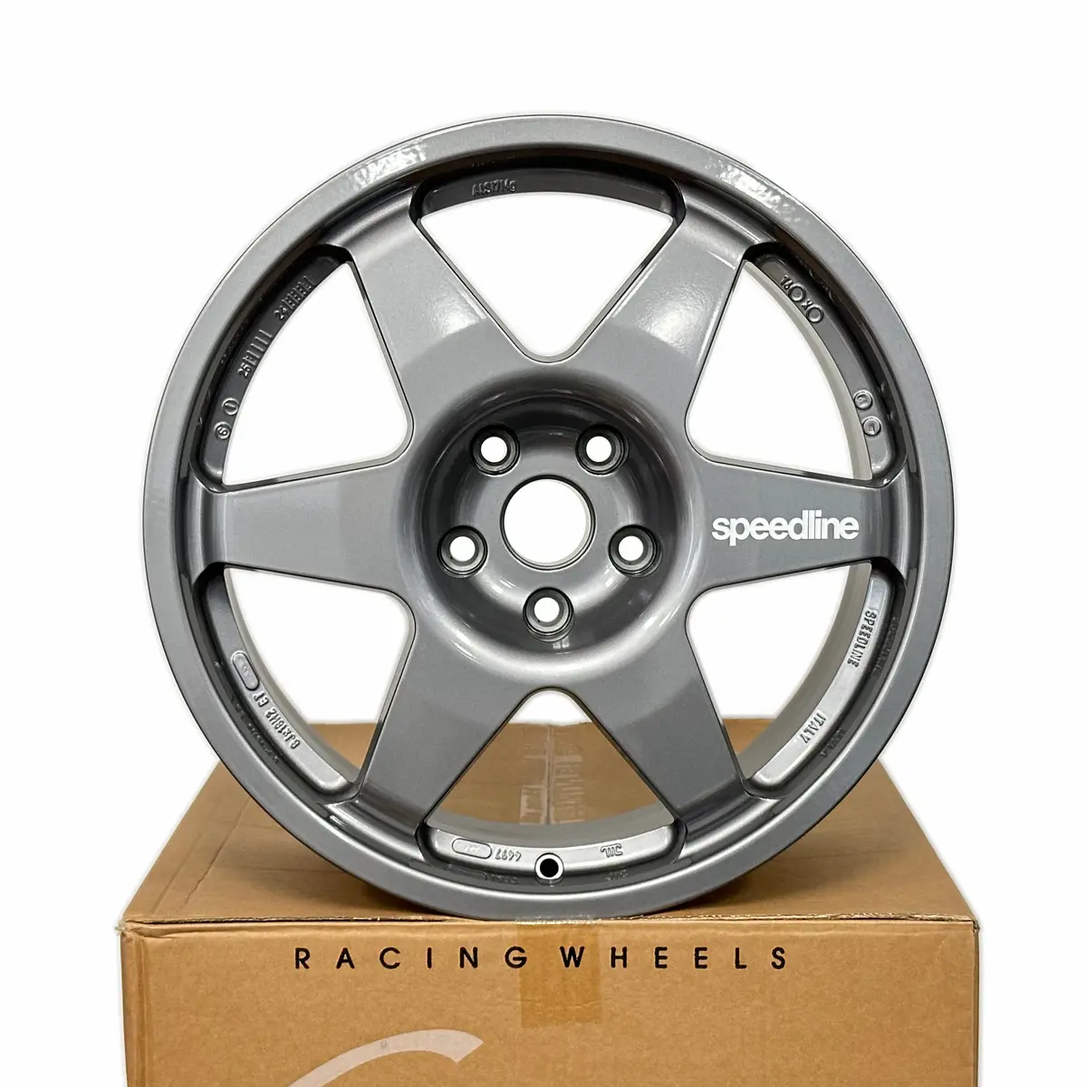 New! Speedline Type 2013C Wheel, Deep Center, 18X8, 5X114.3, Et35, Subaru, Exclusive Mann Engineering Spec (Set Of 4) 4