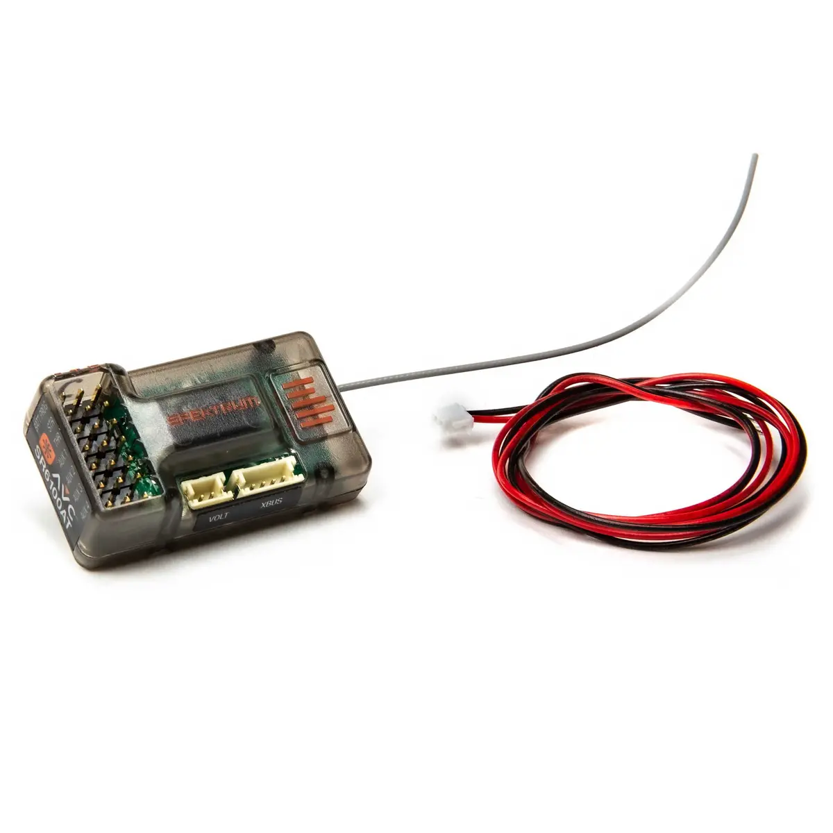 Spektrum Sr6100at Dsmr 6-Channel Avc Telemetry Surface Receiver 1