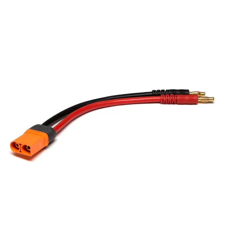 Spektrum Adapter: Ic5 Device / 4Mm Male Bullets With 6" Wires 1