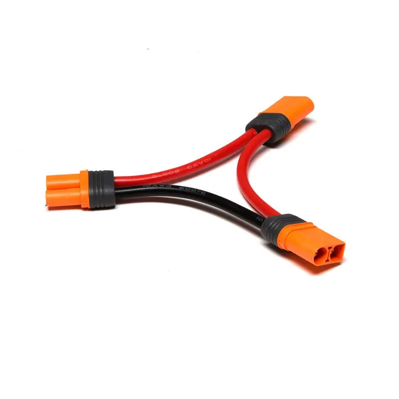 Spektrum Series Harness: Ic5 Battery With 4" Wires, 10 Awg 1