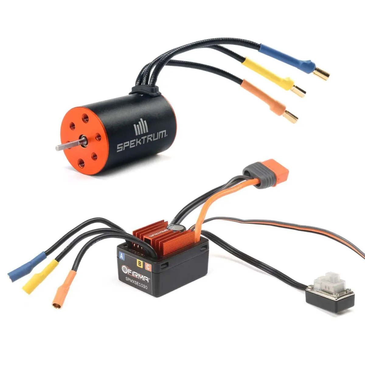 Spektrum Rc Firma  30A Brushless Smart Esc / 4500Kv Motor Combo: Minis 1