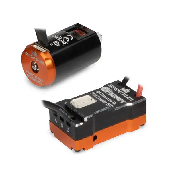 Firma 8A Sensored Brushless Esc / Motor Combo: 1/24 Rock Crawlers 1