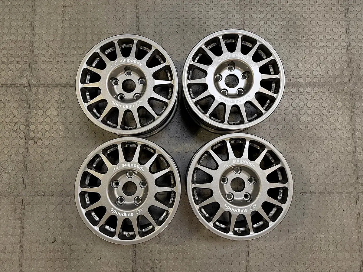 Blemished, Speedline Type 2118 Gravel Rally Wheel, 15X7, 5X114.3, Et49 (Set Of 4) - Subaru 1