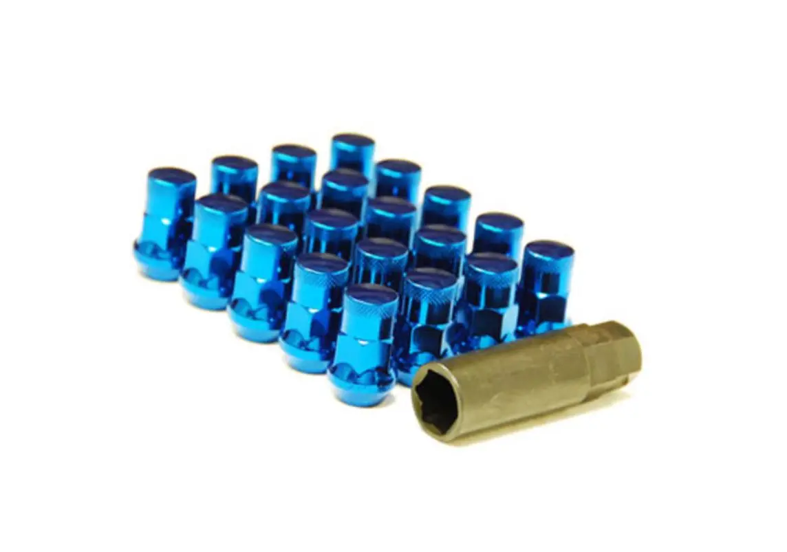 Muteki - Sr35 16+4 Closed Ended Lug Nuts 35Mm 12X1.25 - (Chrome Blue) 1
